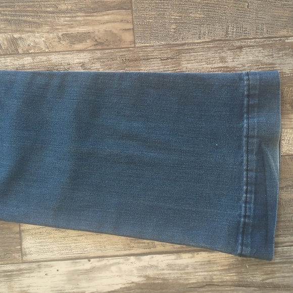 KIMES RANCH Women's Lola Dark Indigo Trouser Cut Flare Jeans jeans sz 6x36L EUC - Picture 14 of 16